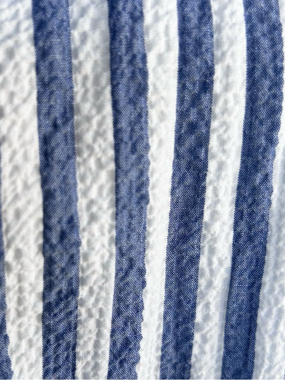 Veronica Beard Blue and White Striped Sleeveless Shirt Dress Size S - Picture 4 of 6